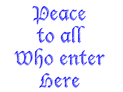 St. Patrick's Day Enter Logo--Peace to All Who Enter Here